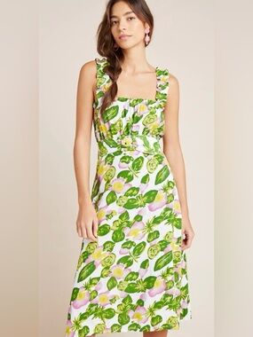 Faithfull the Brand Mae Belted Midi Dress